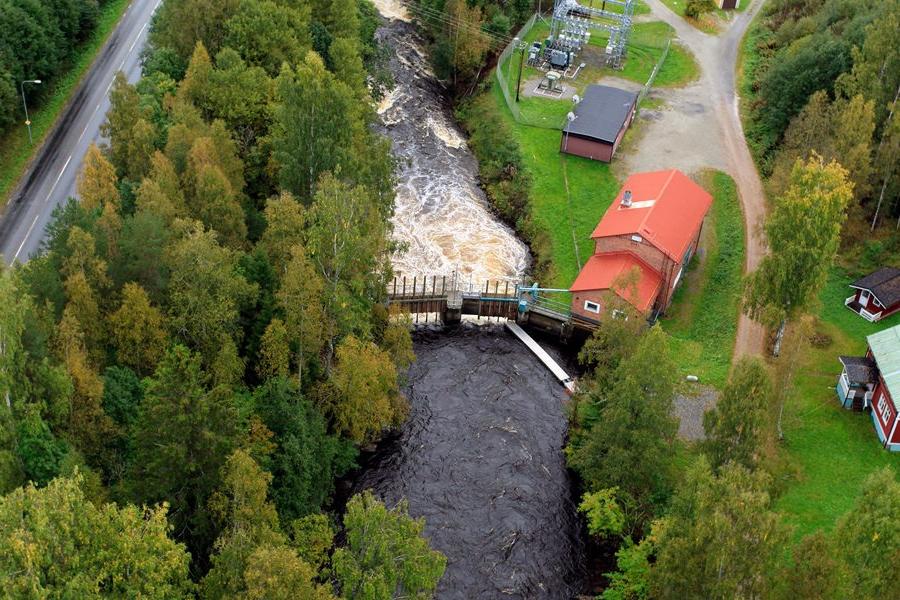 Sidensjo hydropower plant