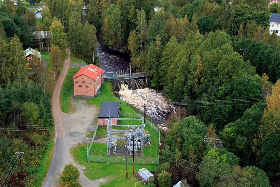Sidensjo hydropower plant